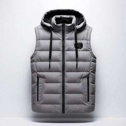Danny - Padded Zip-Up Vest | By Julian & Claire Toronto