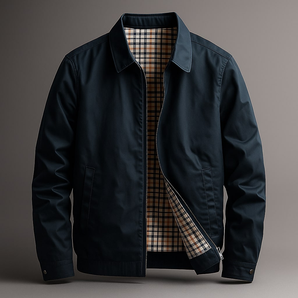 Kenneth - Classic Stand Collar Jacket | By Julian & Claire Toronto