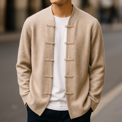 Darius - Elegant Button-Up Cardigan | By Julian & Claire Toronto