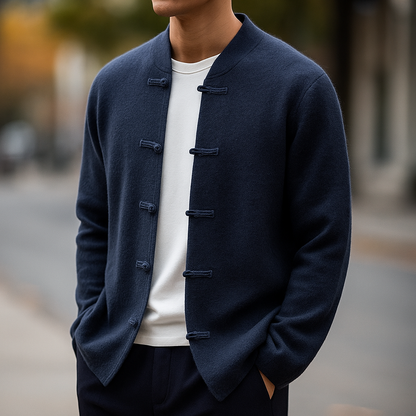 Darius - Elegant Button-Up Cardigan | By Julian & Claire Toronto