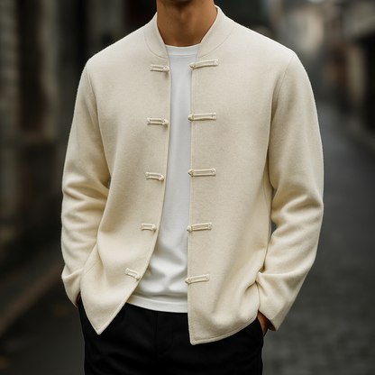 Darius - Elegant Button-Up Cardigan | By Julian & Claire Toronto