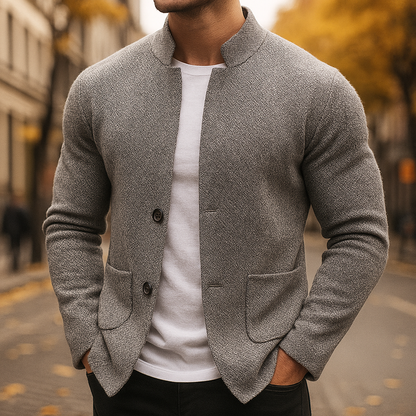 Casey - Elegant Button-Up Cardigan | By Julian & Claire Toronto