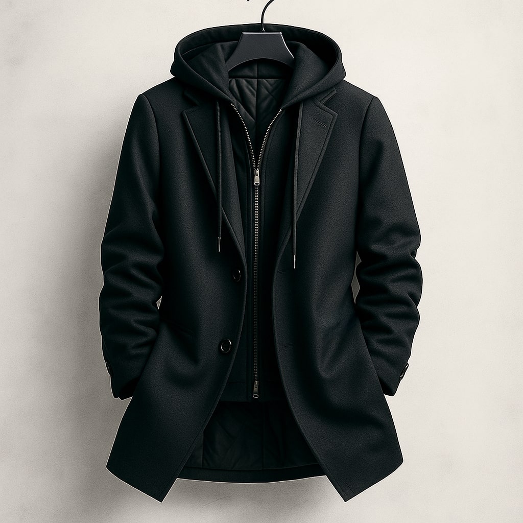 Matthew - Hooded Layer Coat | By Julian & Claire Toronto