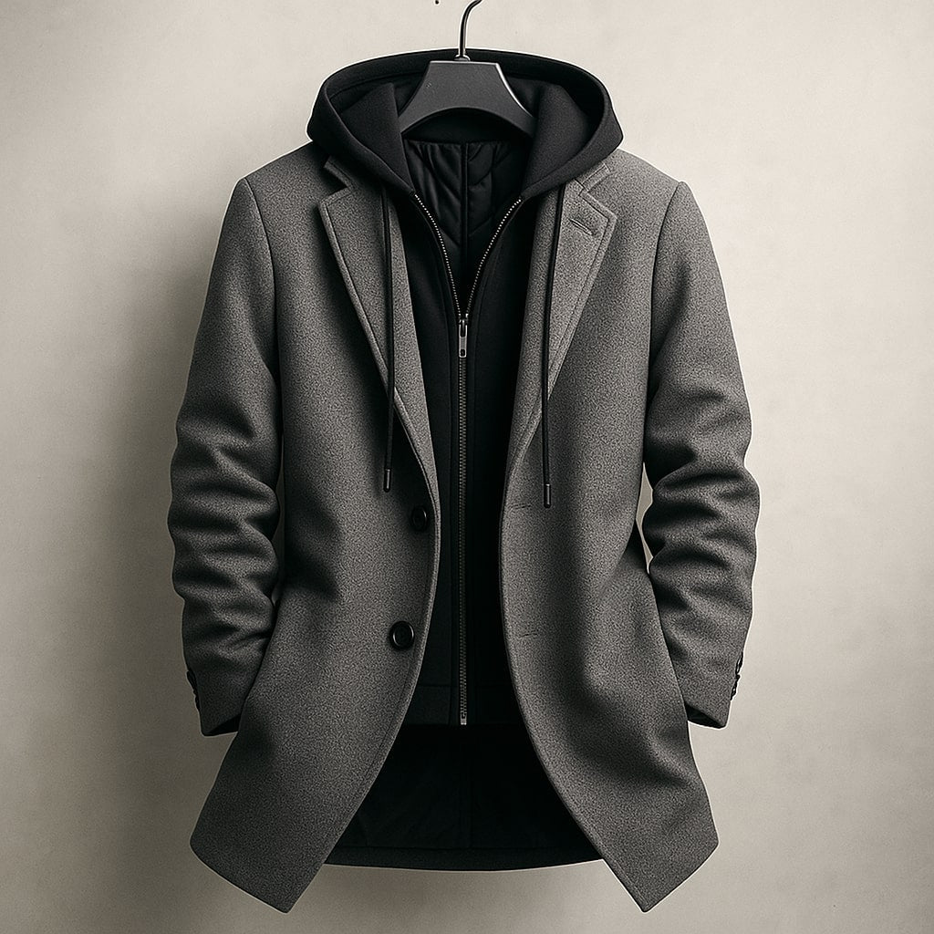 Matthew - Hooded Layer Coat | By Julian & Claire Toronto