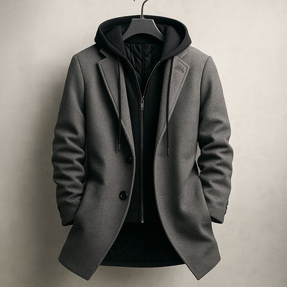 Matthew - Hooded Layer Coat | By Julian & Claire Toronto