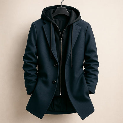 Matthew - Hooded Layer Coat | By Julian & Claire Toronto