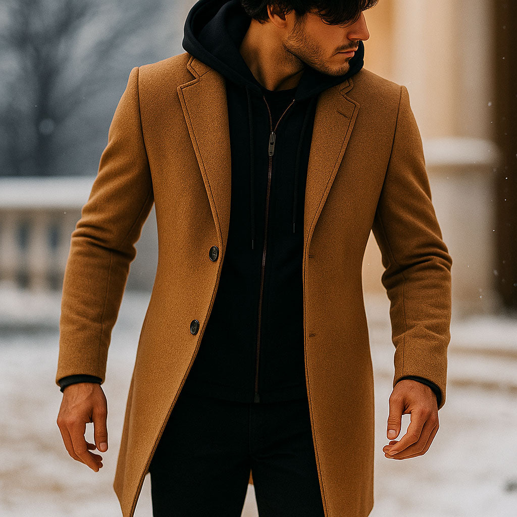 Matthew - Hooded Layer Coat | By Julian & Claire Toronto