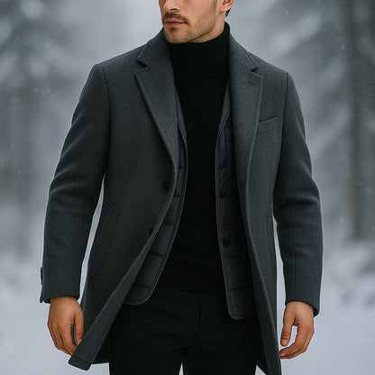 Matthew - Hooded Layer Coat | By Julian & Claire Toronto