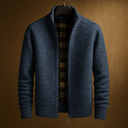 Kevin - Classic Ribbed Zip Jacket | By Julian & Claire Toronto
