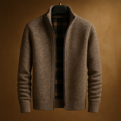Kevin - Classic Ribbed Zip Jacket | By Julian & Claire Toronto