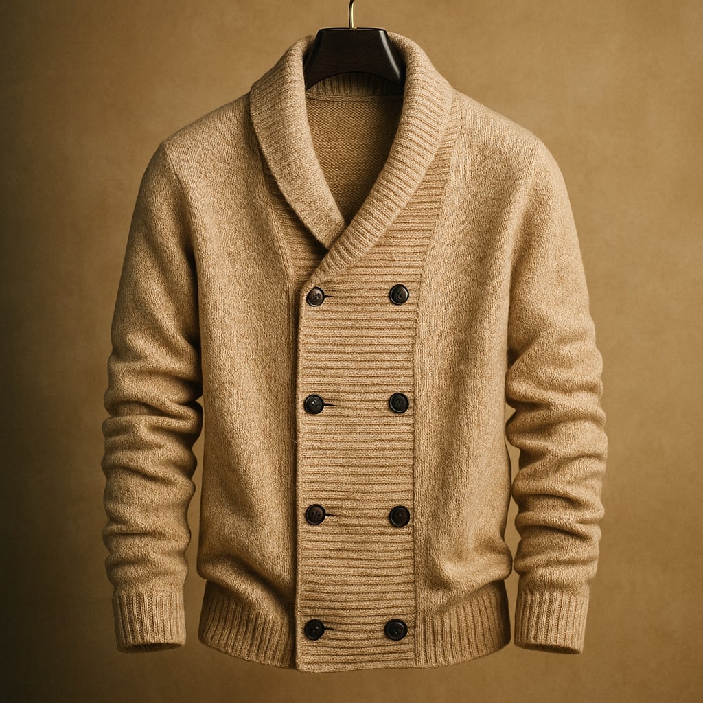 Roger - Classic Shawl Collar Cardigan | By Julian & Claire Toronto