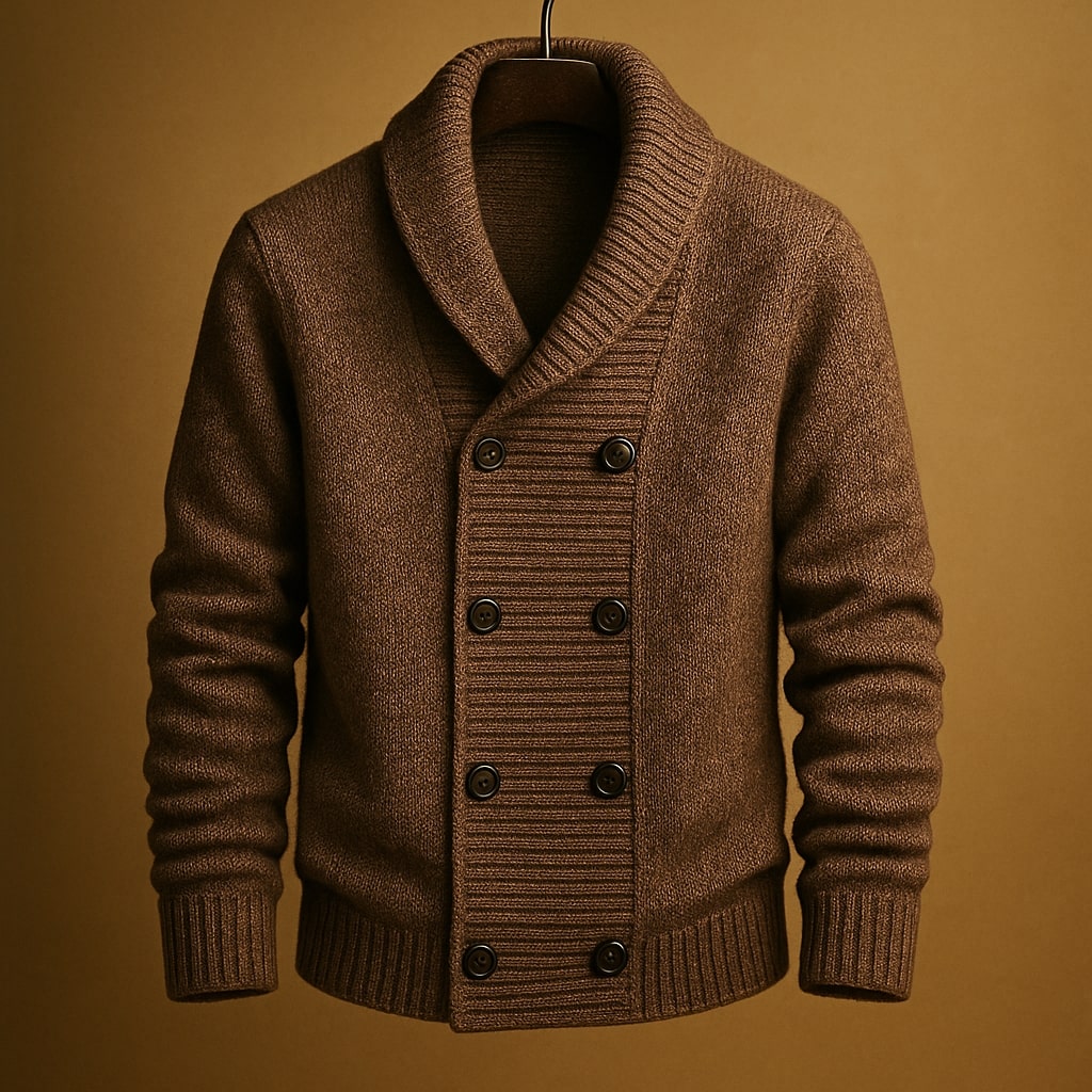 Roger - Classic Shawl Collar Cardigan | By Julian & Claire Toronto