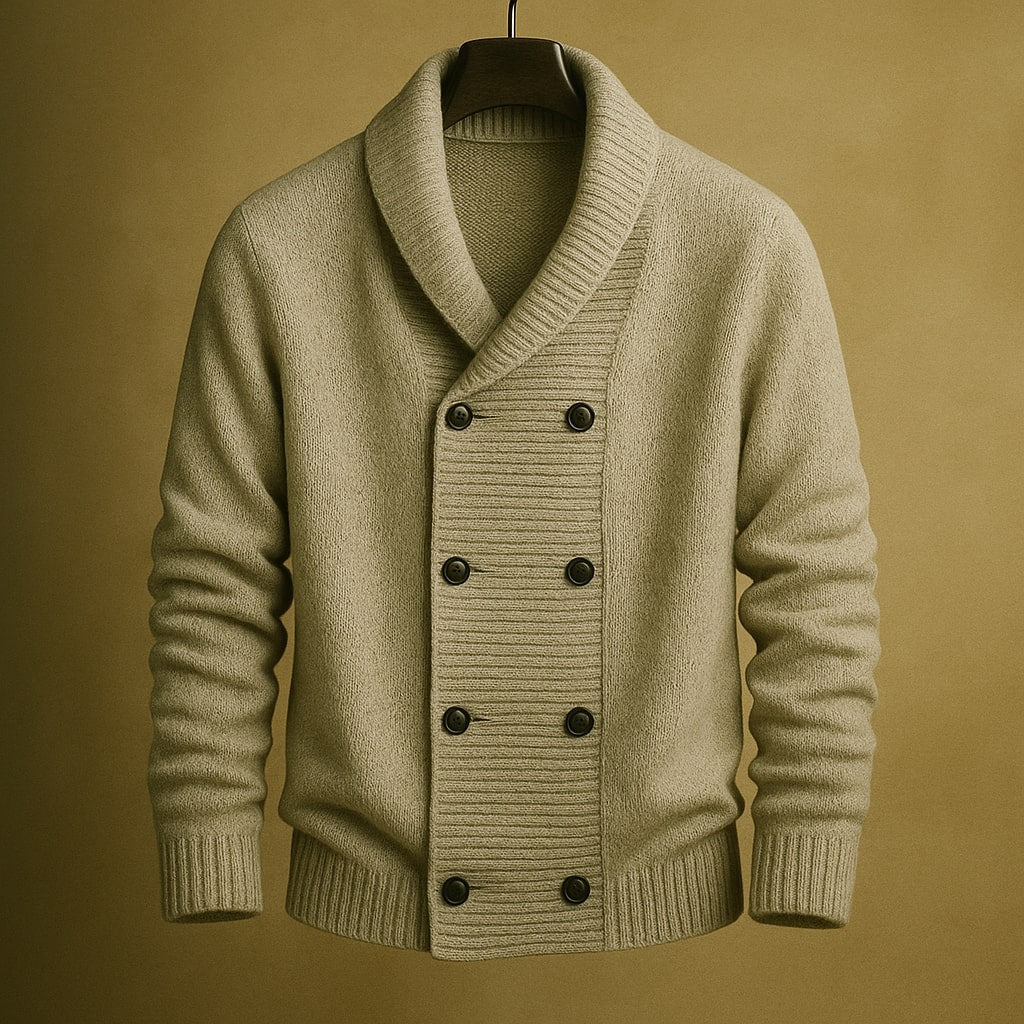 Roger - Classic Shawl Collar Cardigan | By Julian & Claire Toronto