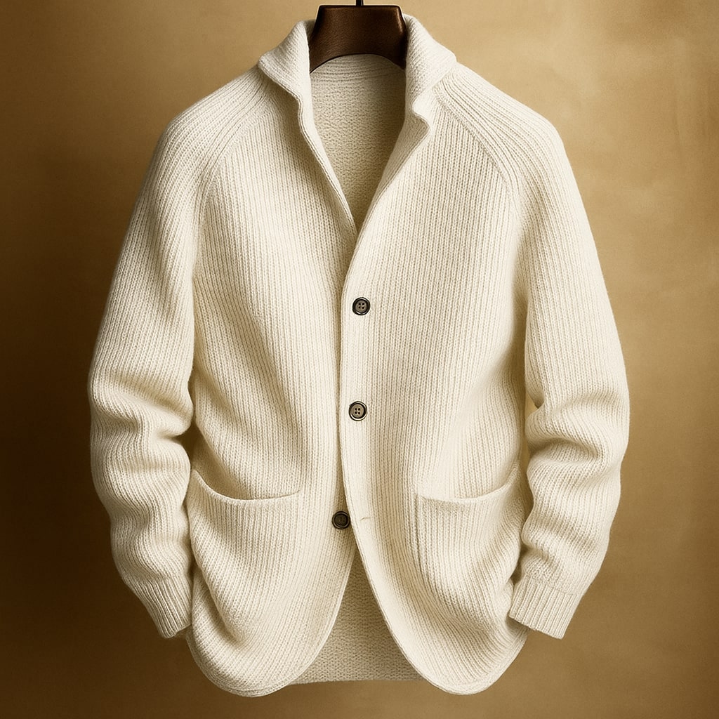 Larry - Modern Button Cardigan | By Julian & Claire Toronto