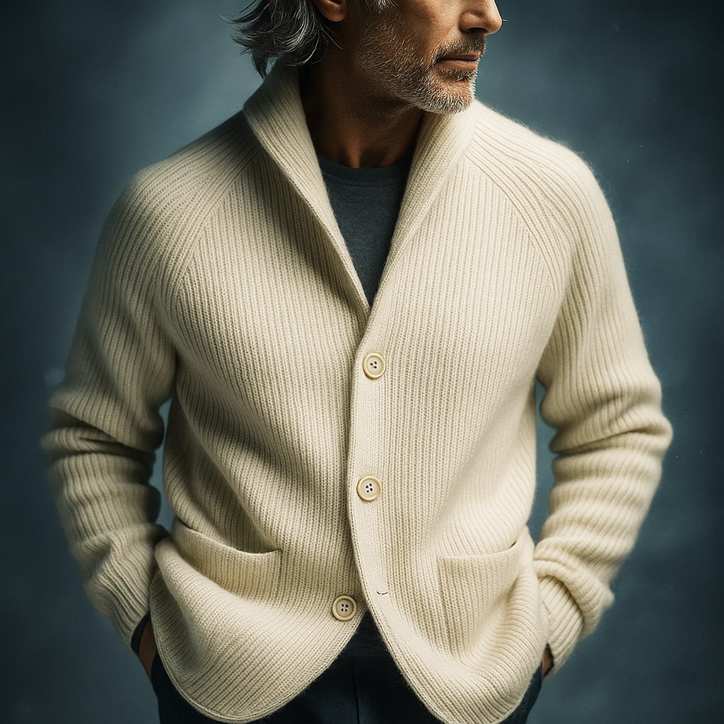 Larry - Modern Button Cardigan | By Julian & Claire Toronto