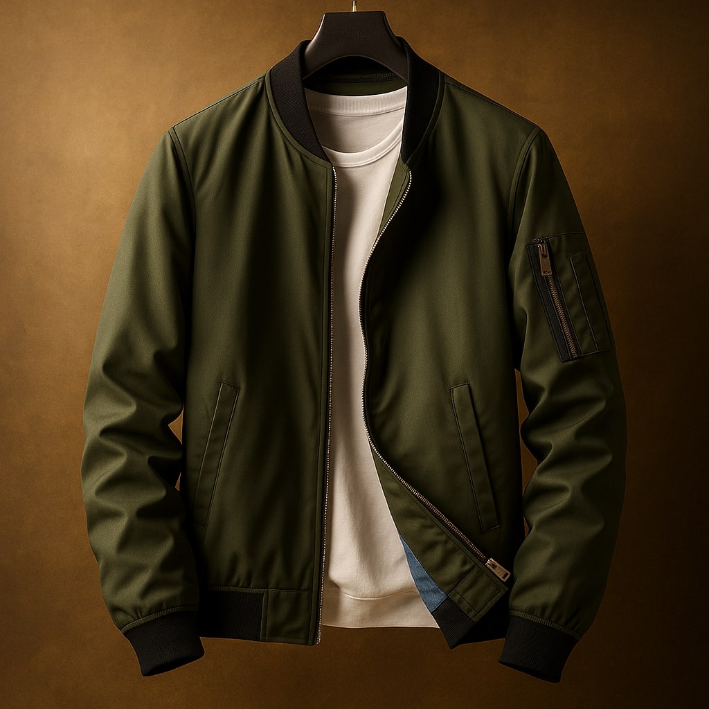 Peter - Light Bomber Jacket | By Julian & Claire Toronto