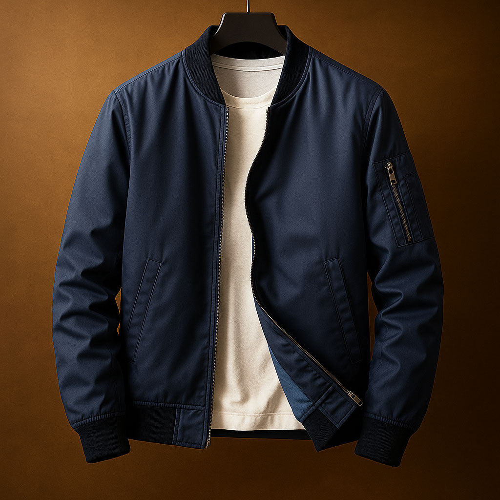 Peter - Light Bomber Jacket | By Julian & Claire Toronto