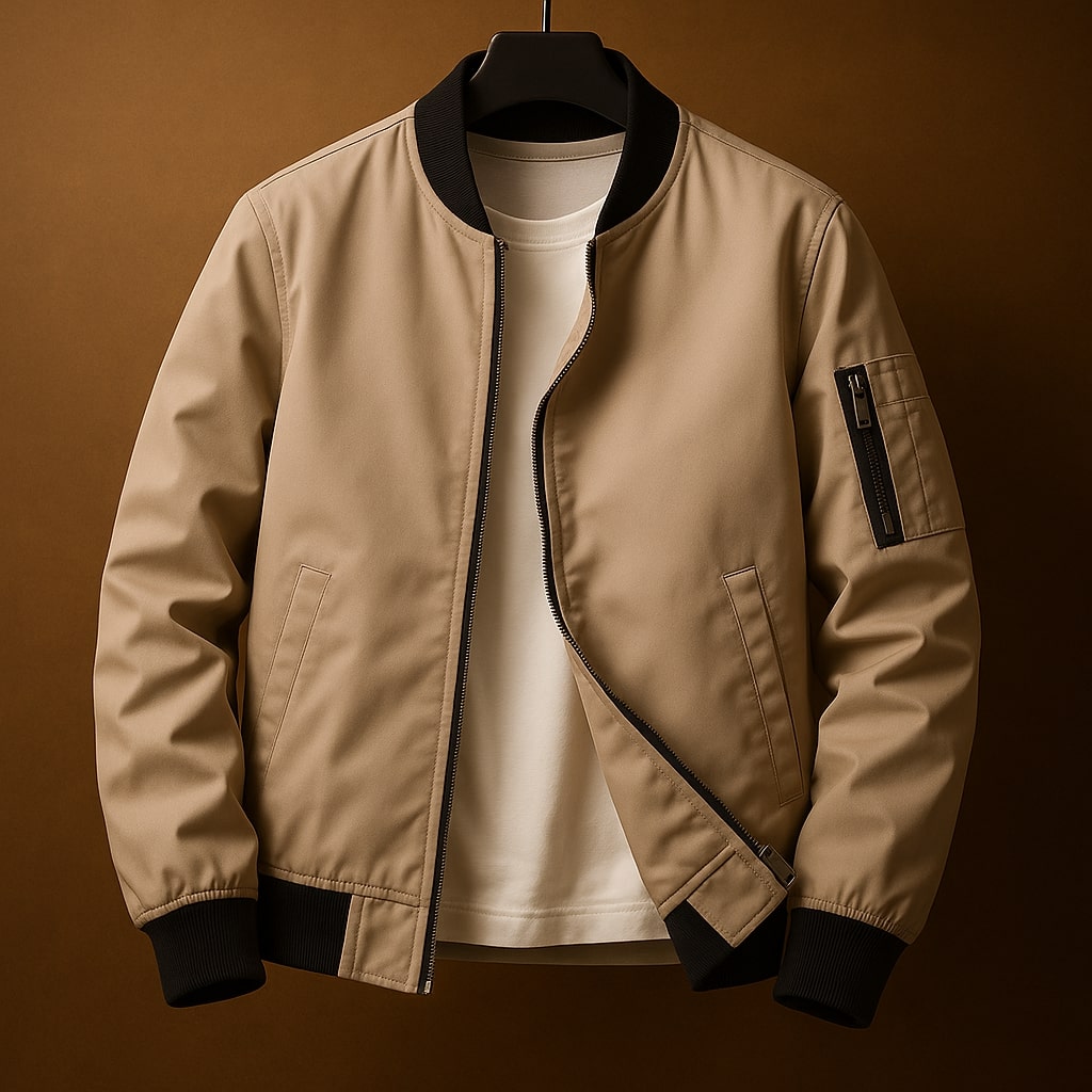 Peter - Light Bomber Jacket | By Julian & Claire Toronto