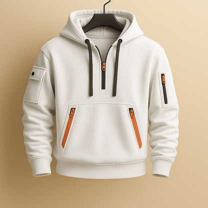 Phillip - Classic Quarter-Zip Hoodie | By Julian & Claire Toronto