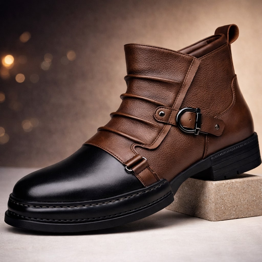 Edgar - Classic Side Strap Boots | By Julian & Claire Toronto