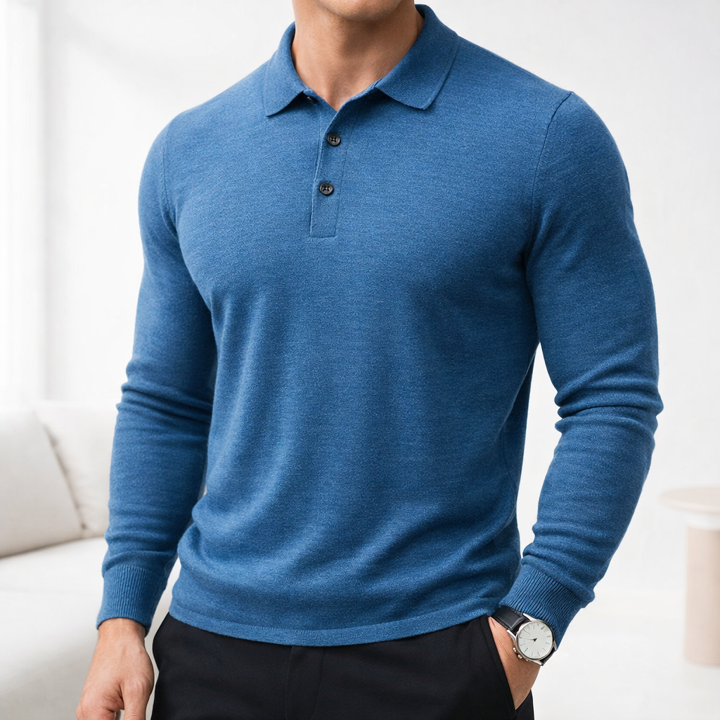 Angel - Classic Knitted Polo | By Julian & Claire Toronto