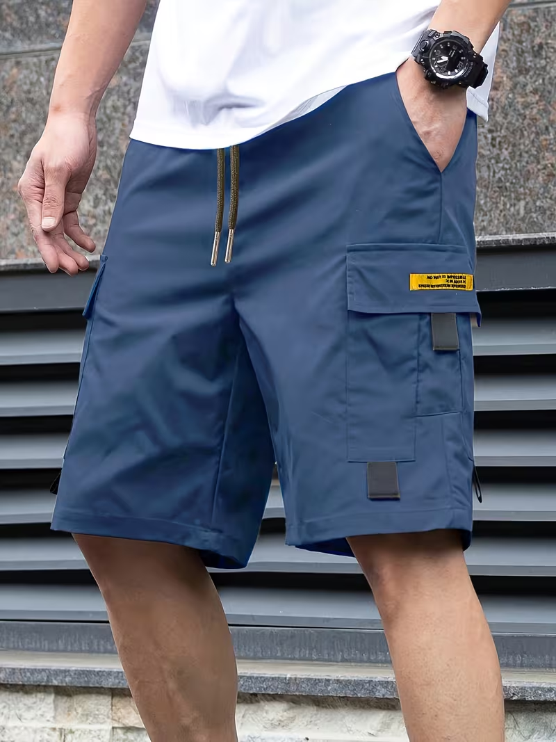 Norman - Casual Multi-Pocket Cargo Shorts | By Julian & Claire Toronto