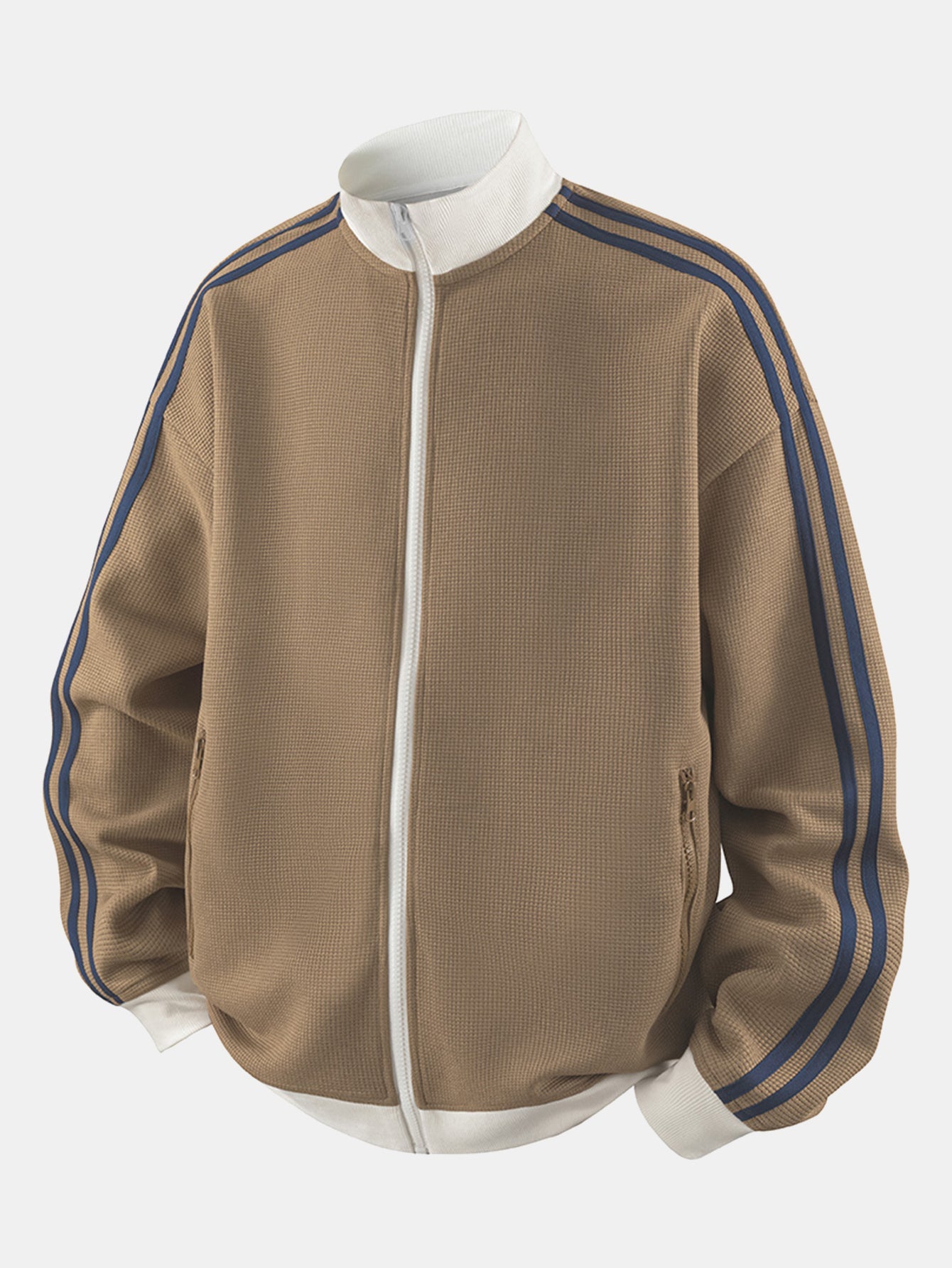 Randy - Waffle Texture Stripe Jacket | By Julian & Claire Toronto