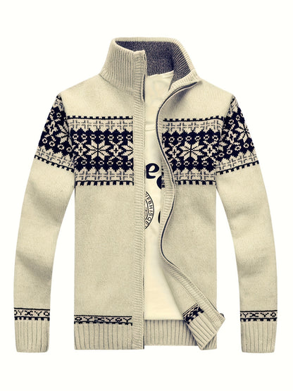 Boyd - Heritage Patterned Cardigan | By Julian & Claire Toronto