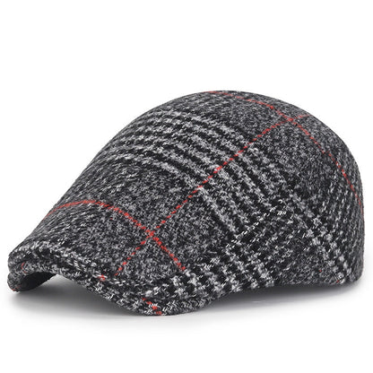 Oakes - Heritage Plaid Wool Cap | By Julian & Claire Toronto