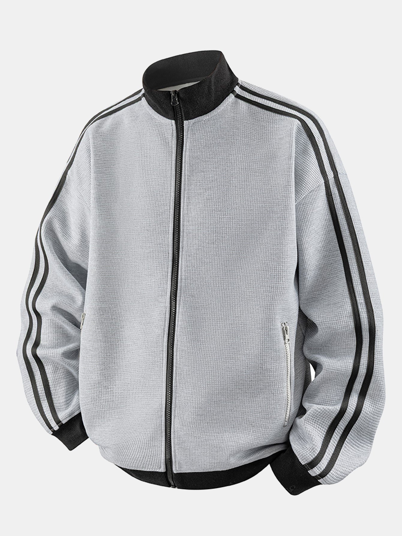 Randy - Waffle Texture Stripe Jacket | By Julian & Claire Toronto