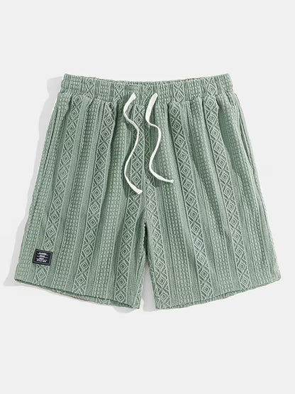 Brock - Diamond Knit Lounge Shorts | By Julian & Claire Toronto