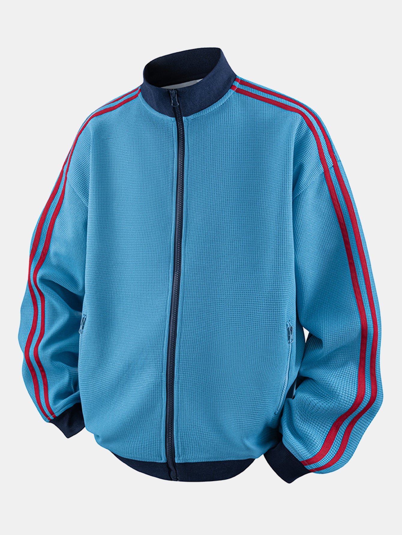 Randy - Waffle Texture Stripe Jacket | By Julian & Claire Toronto