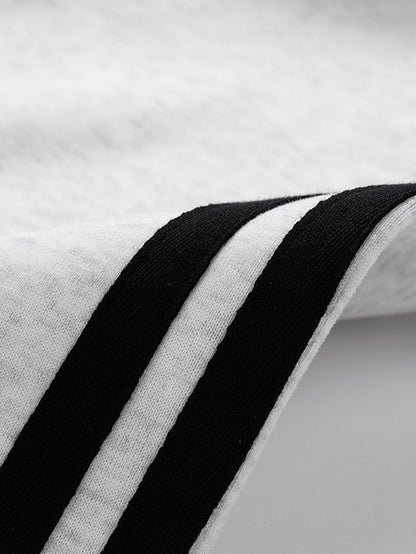 Lonnie - Relaxed Stripe Crewneck Sweatshirt | By Julian & Claire Toronto