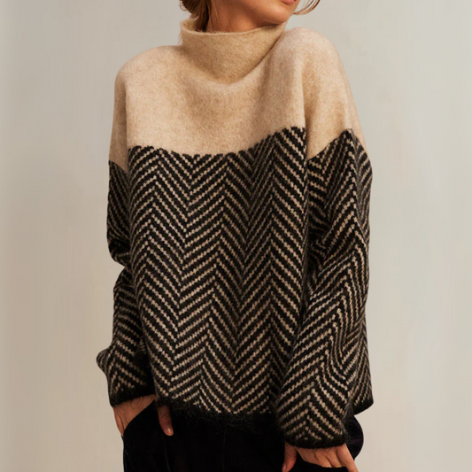 Grace - Cotton Turtleneck Sweater | By Julian & Claire Toronto