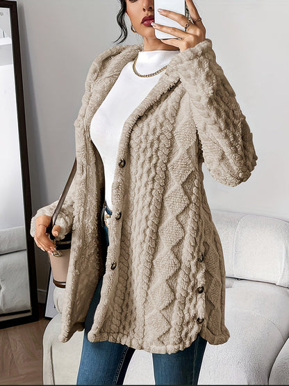 Julia - Plush Hooded Cardigan | By Julian & Claire Toronto