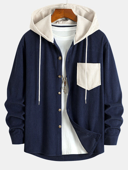 Jared - Relaxed Hooded Overshirt | By Julian & Claire Toronto