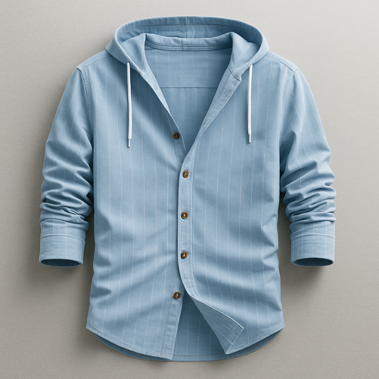 Harlan - Relaxed Fit Hoodie Shirt | By Julian & Claire Toronto