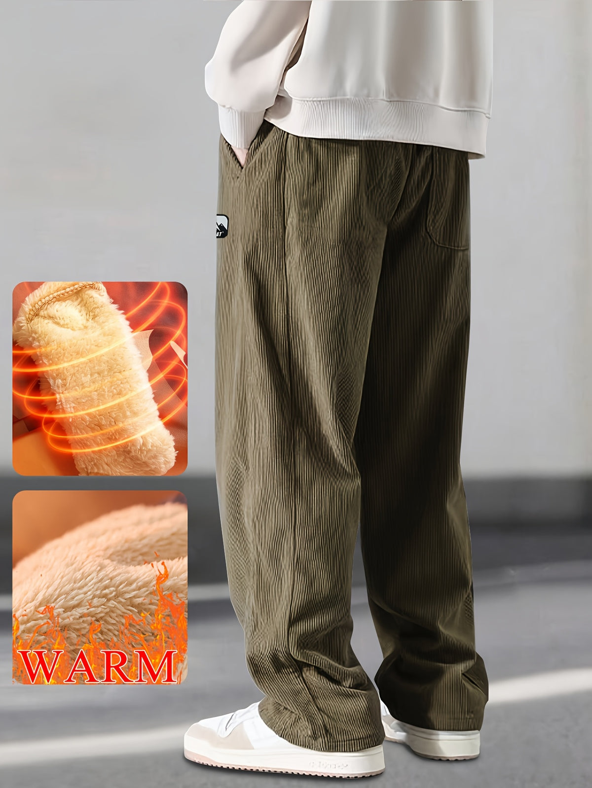 Austin - Thick Warm Casual Trousers | By Julian & Claire Toronto