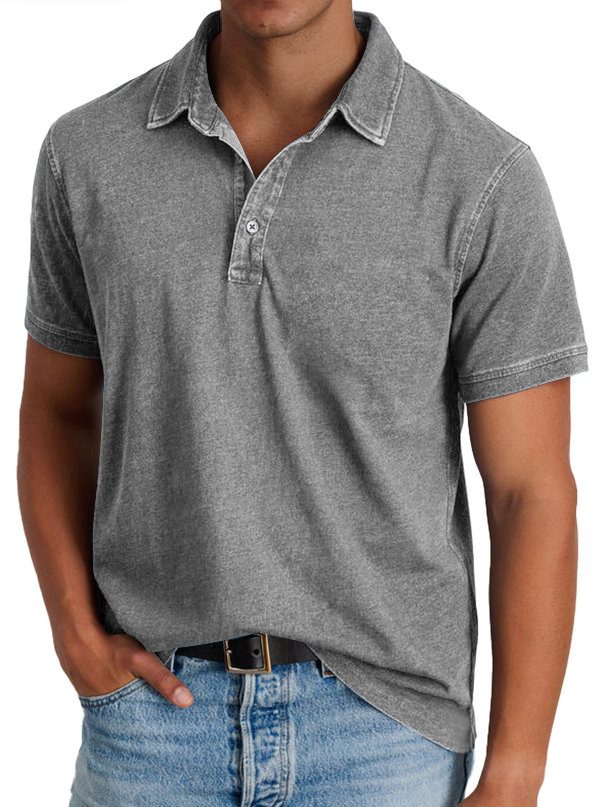 Rocco - Classic Textured Button Shirt | By Julian & Claire Toronto
