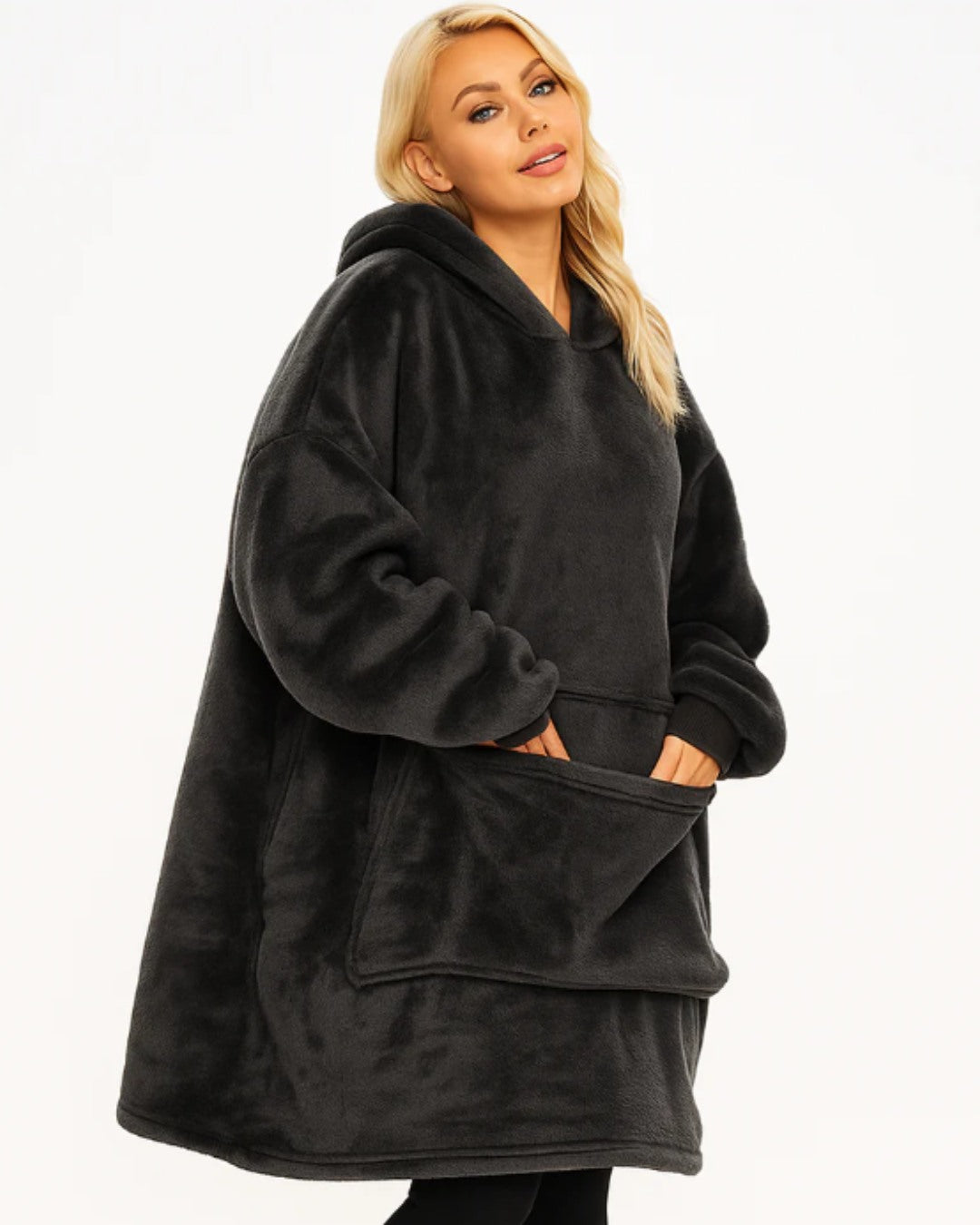 Eleanor - Oversized Sherpa Hoodie | By Julian & Claire Toronto