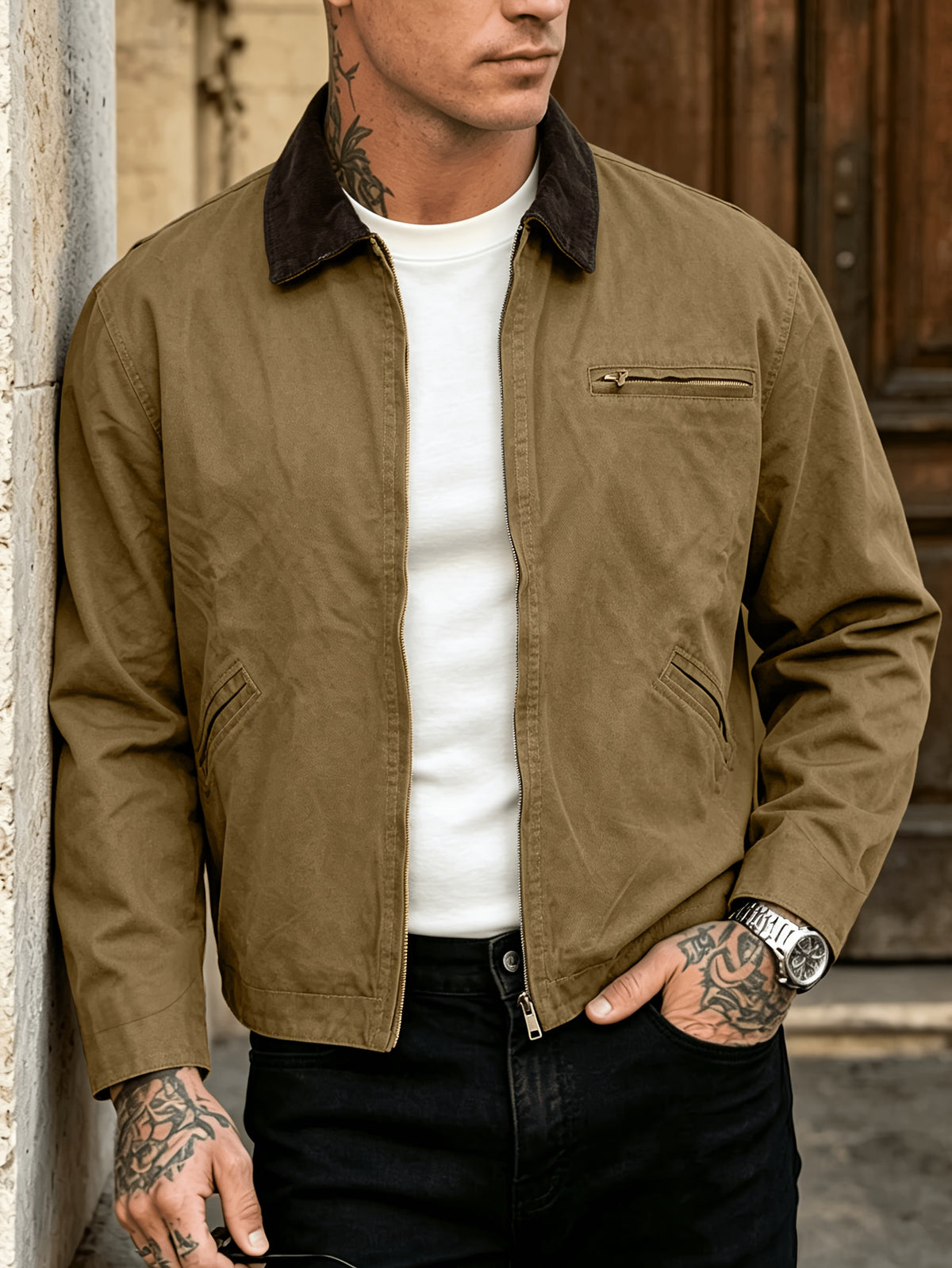 Jamie - Vintage Washed Cargo Jacket | By Julian & Claire Toronto