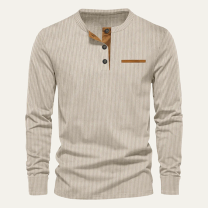 Bill - Casual Henley Shirt | By Julian & Claire Toronto