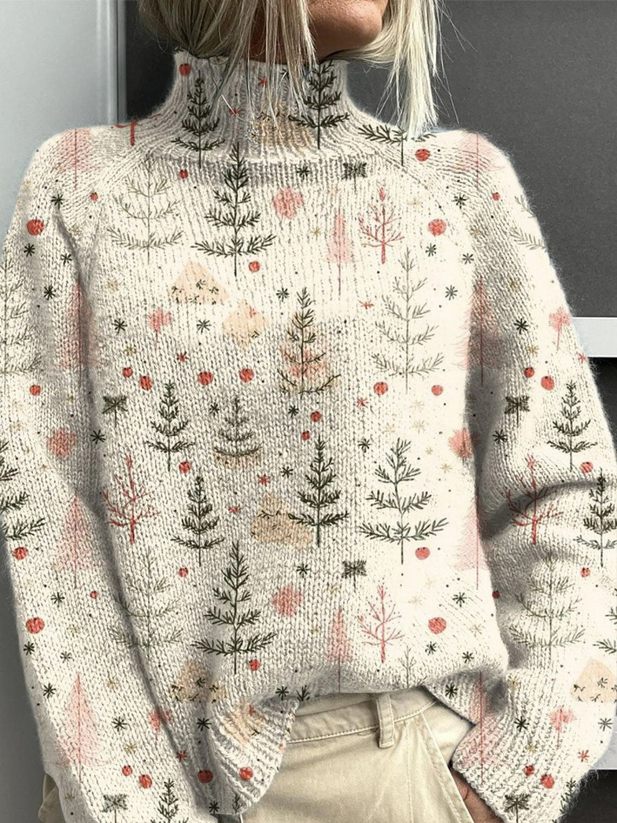 Sophia  - Winter Warm Turtleneck Sweater | By Julian & Claire Toronto