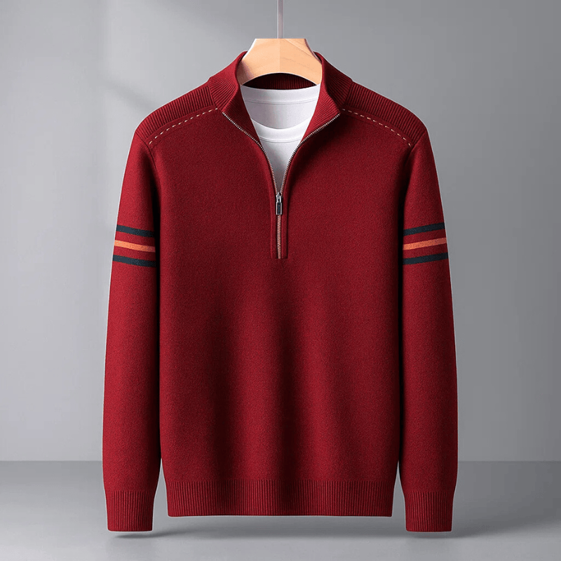 Jay  - Modern Half-Zip Sweater | By Julian & Claire Toronto