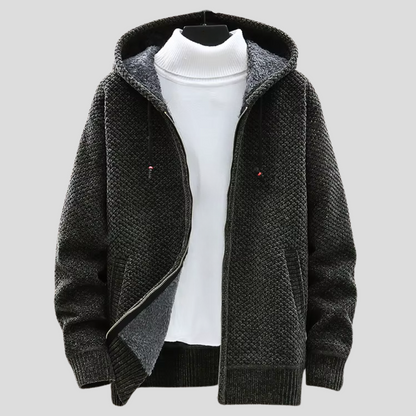 Troy - Modern Comfort Knit Zip Hoodie | By Julian & Claire Toronto