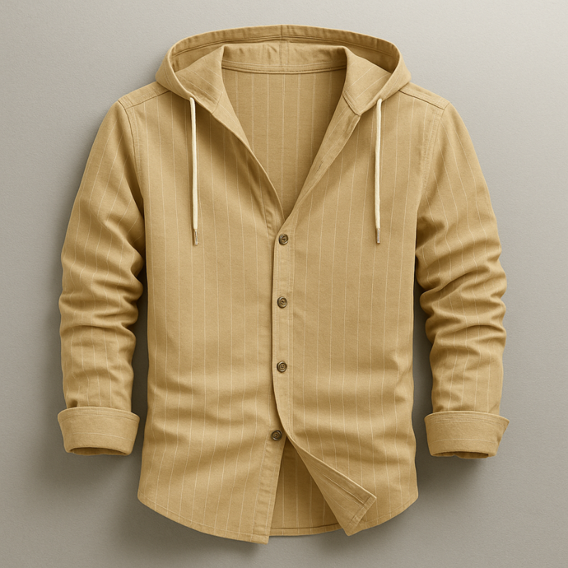 Harlan - Relaxed Fit Hoodie Shirt | By Julian & Claire Toronto