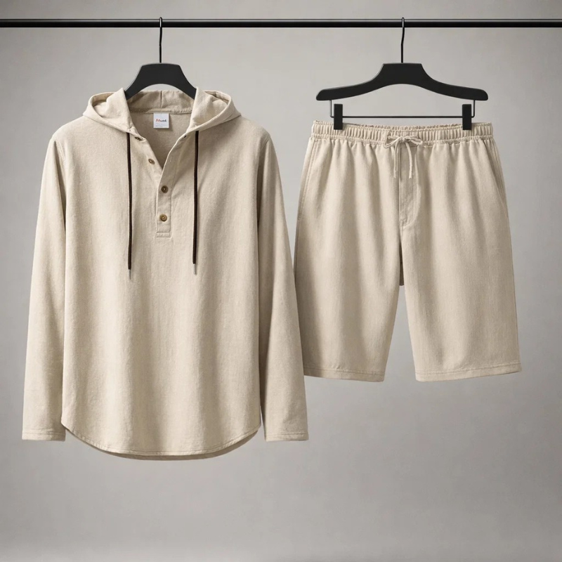 Rafferty - Casual Linen Shirt & Shorts Set | By Julian & Claire Toronto