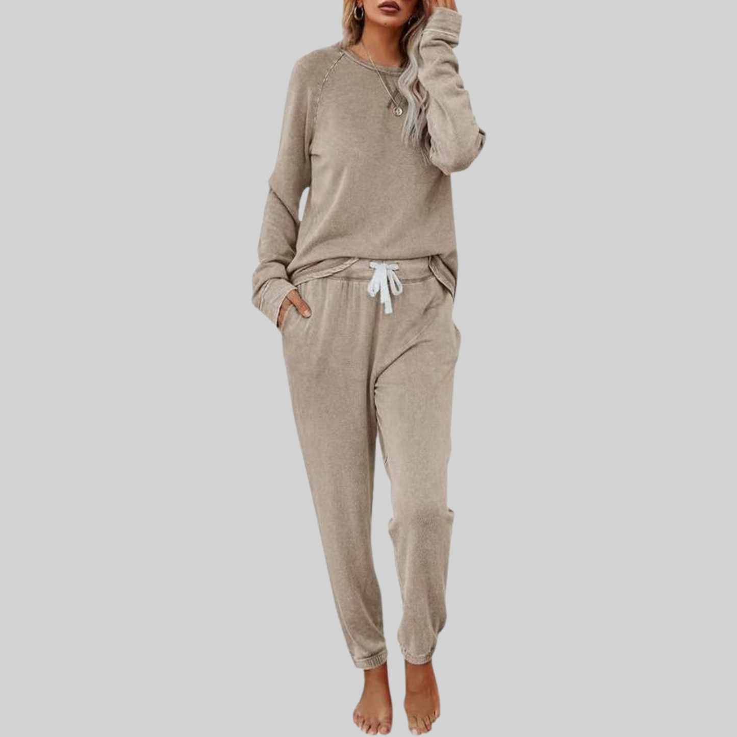 Luna - Long Sleeve and Sweatpants Set | By Julian & Claire Toronto