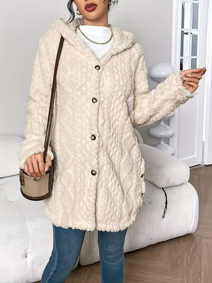 Julia - Plush Hooded Cardigan | By Julian & Claire Toronto