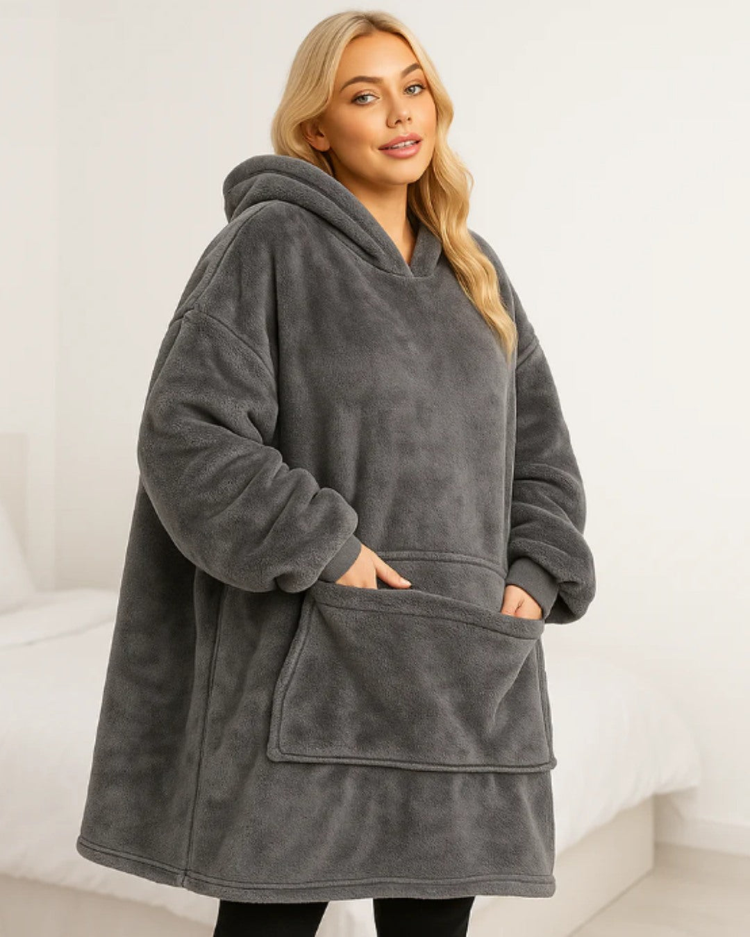 Eleanor - Oversized Sherpa Hoodie | By Julian & Claire Toronto